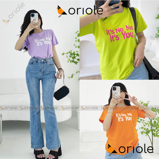Áo Thun Nữ Form Vừa  - Áo Thun Thái Nữ Form Vừa in chữ in chữ it no me