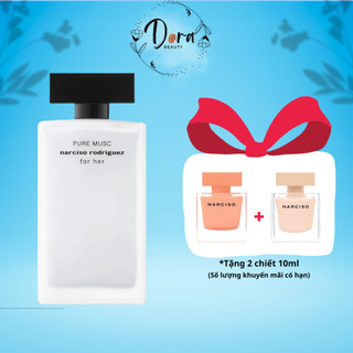 Chiết 10ml Narciso Rodriguez Pure Musc (Trắng) Thanh Lịch tặng kèm Narciso Ambree và Narciso Poudree