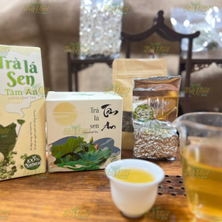 Trá Lá Sen Tâm An Sx theo quy trình làm trà Olong 50gr, 100gr, 500gr,1kg- Foodland
