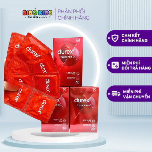 Bao Cao Su Durex Ultra Thin Feel Fetherlite (H30 chiếc)