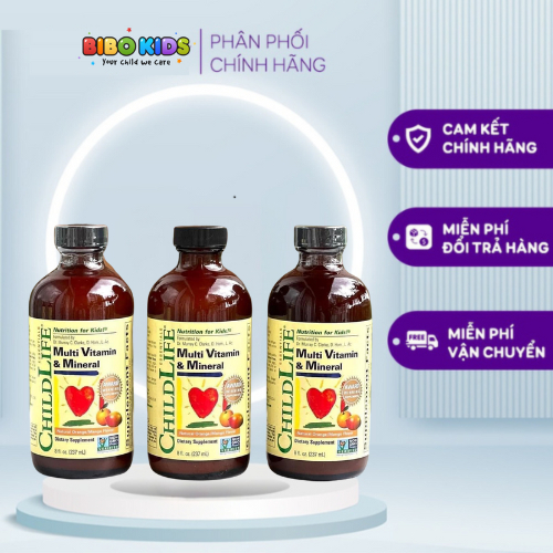 Vitamin Tổng Hợp ChildLife Multi Vitamin Mineral Cho Trẻ 237ml