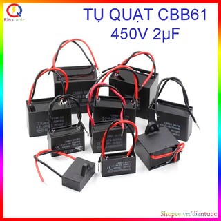 Tụ quạt cbb61 2uf 450v loại tốt