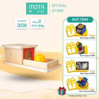  Đồ chơi montessori Hộp thả khối cầu có khay cho bé 6-9 tháng - Hàng chính hãng