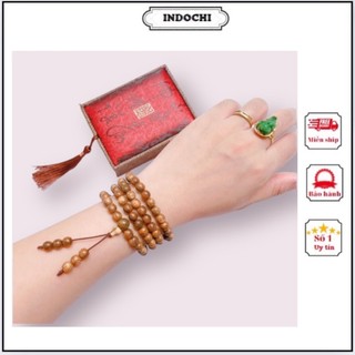 Vòng Tay Trầm Hương 💥 HÀNG CHUẨN HOT💥 Chuỗi Tràng Hạt 108 hạt- Trầm Tốc Hương Tự Nhiên, Tặng Kèm Hộp Gấm Sang Trọng