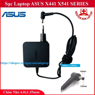 Sạc Laptop Asus X441U X441UA X441N X441NA X441S X441Sa chân Nhỏ 4.0x1.35mm dòng 19V - 2.37A / 3.42A công suất 45W 65W