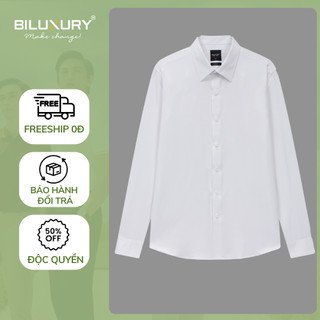 Áo Sơ Mi Dài Tay 7SMDB006TRK Biluxury Mềm Mịn, Chống Nhăn, Kháng Khuẩn
