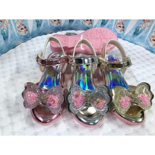  Dép Sandal Elsa bảy màu nơ kẹo cho bé gái 