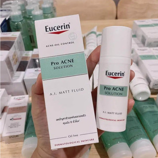 Kem Kiểm Soát Dầu Cho Da Mụn Eucerin - Pro ACNE Solution A.I Matt Fluid 50ml