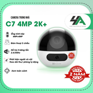 Camera wifi AI không dây, ống kính kép,đàm thoại 2 chiều, báo động Ezviz C7 4MP 2K+