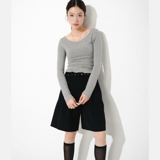 Áo thun tay dài ôm body siêu tôn dáng, chất liệu cotton lụa không co rút, mềm mịn thoáng mát và thấm hút tốt