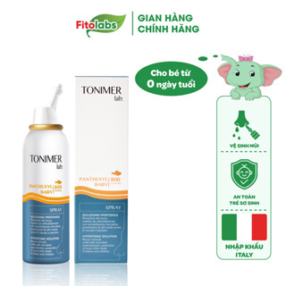 Xịt Mũi Ưu Trương Nước Biển Sâu Đại Tây Dương Tonimer Lab Panthexyl Baby Spray Giảm Viêm Mũi Cho Trẻ Sơ Sinh 100ml