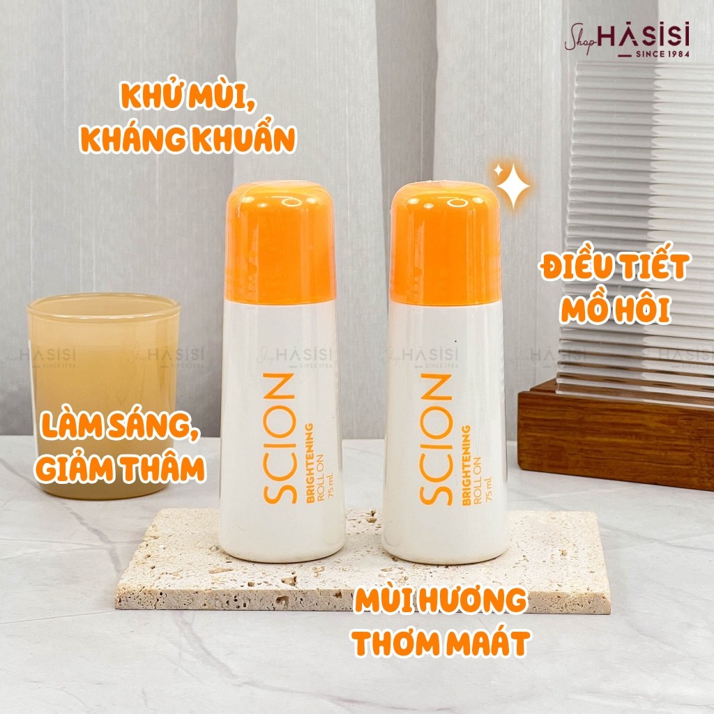 Lăn Khử Mùi NUSKIN - SCION - Brightening Roll On 75ml
