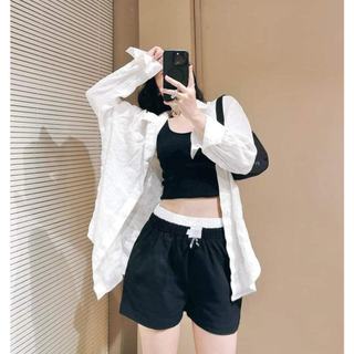Short HD Chất Dù Linen Co Giãn Phối Lưng