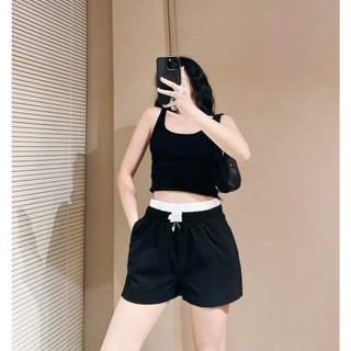 Short HD Chất Dù Linen Co Giãn Phối Lưng