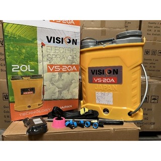 Bình xịt thuốc, bình xịt điện, bình phun thuốc trừ sâu vision 20l 1bom và 2bom. công nghệ nhật bản.