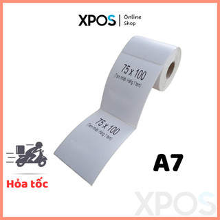 Giấy in tem 75x100mm, in mã vận đơn, in tem tmđt
