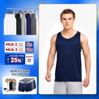 Bộ 3 áo ba lỗ nam cotton thoát nhiệt khử mùi thoáng mát ZONADO Zabl01
