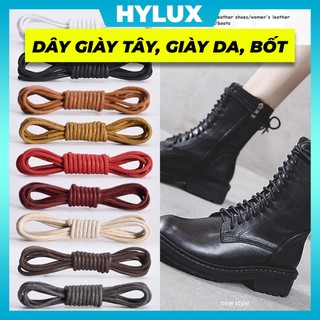 Dây giày sáp giày da, giày tây, Chelsea Boots, Dr.Martens cao cấp bảng 11 màu