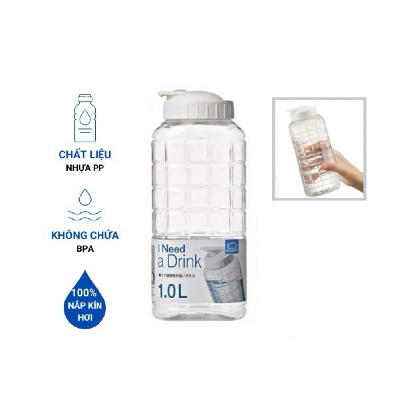 Bình nhựa Lock&Lock 1l