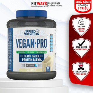 Applied nutrition vegan - pro whey protein thực vật dùng chay 2100g