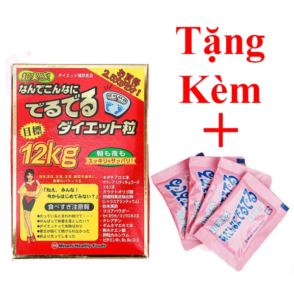 Viên uống giảm 12kg Minami Nhật Bản (tặng kèm 4 gói lẻ)