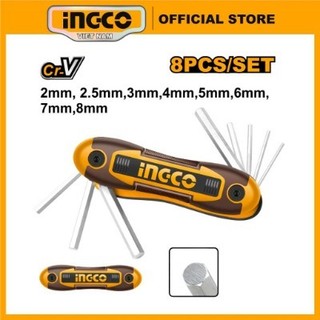 Bộ 8 chìa lục giác ingco hhk14081