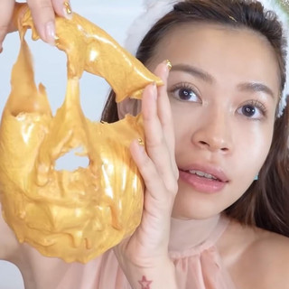 Bột đắp mặt nạ dẻo Vàng Gold Collagen