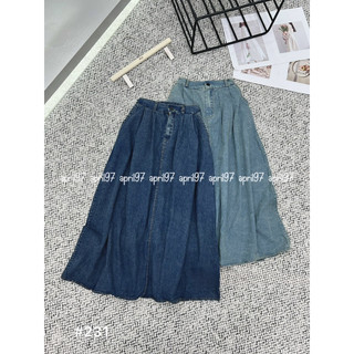 Chân váy midi jeans