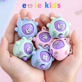Móc khóa hình chú rùa tròn dễ thương sáng tạo vui nhộn
