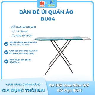 Bàn Để Ủi Cầu Là Quần Áo Đứng kokOmega BU04 KT: 35*100 Cm - Xếp Gọn - Tiện Lợi - Thông Minh