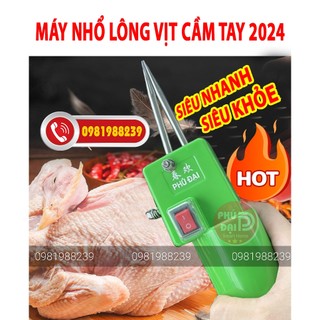 Máy vặt lông vịt cầm tay PHÚ ĐẠI nâng cấp chuyên nhổ lông ngắn, lông mới nhú, vịt xiêm, lông măng