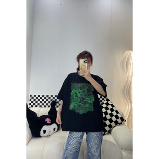ÁO PHÔNG ĐEN GÂN SỌ XANH FOM 70KG ĐỔ LẠI Cổ Tròn Top Women