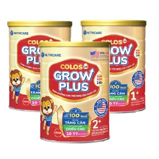 Sữa bột nutricare colos 24h grow plus 0/1/2+ 800g/850g