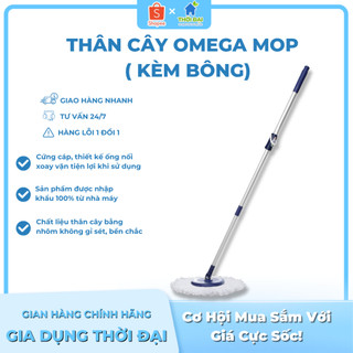 [Hỏa Tốc] (COMBO) 1 CÂY LAU NHÀ 360 OMEGA MOP + 1 BÔNG LAU OMEGA MOP