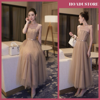   Ảnh sàn+video  Đầm Corset Maxi Lưới Kèm Đai Xoè Bồng Công Chúa Chuẩn ChouChou Cho Nàng Đi Chơi Đi Tiệc 