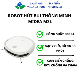  Máy Hút Bụi Thông Minh Midea M3L - Bảo hành 12 tháng