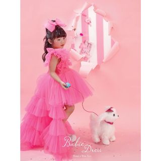 Váy công chúa cho bé gái đầm Barbie Dress - đầm công chúa cho bé dự tiệc dạo phố