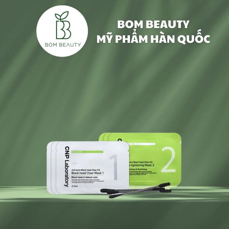 Sạch mụn đầu đen CNP Blackhead k (1m xanh + 1m trắng) (6/2027)