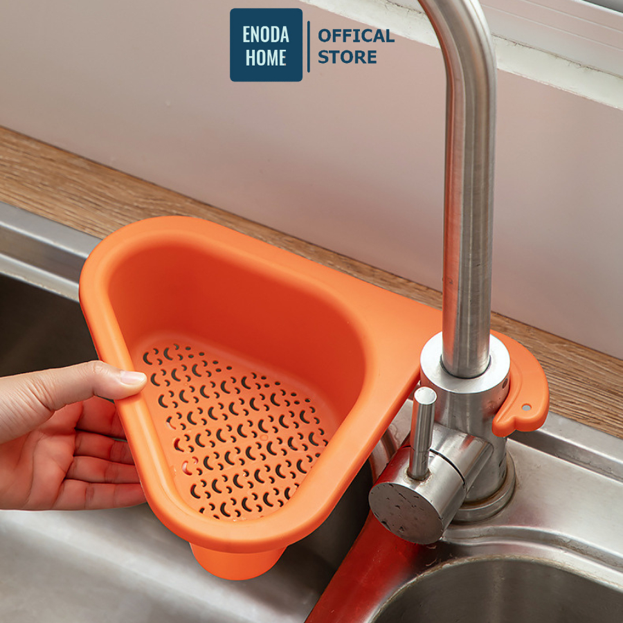 Khay Lọc Rác Bồn Rửa Chén, Lọc Thức Ăn Thừa, Rổ Tam Giác Dạng Lưới, Đựng Giẻ Rửa Bát C005 | BigBuy360 - bigbuy360.vn