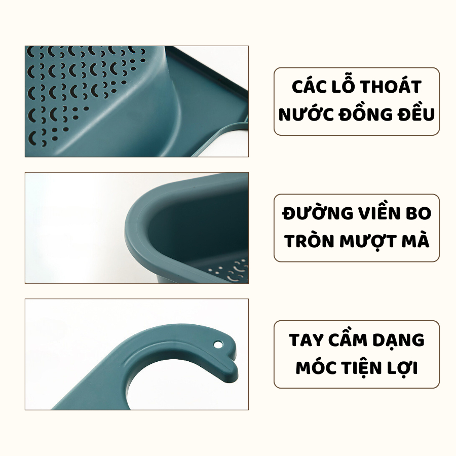 Khay Lọc Rác Bồn Rửa Chén, Lọc Thức Ăn Thừa, Rổ Tam Giác Dạng Lưới, Đựng Giẻ Rửa Bát C005 | BigBuy360 - bigbuy360.vn