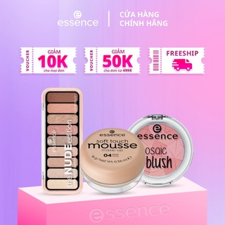Combo makeup bộ ba Essence phấn tươi phấn má hồng và bảng phấn mắt 16g