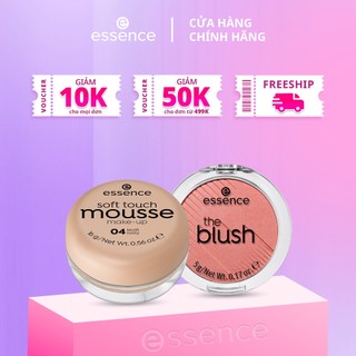 Combo makeup phấn tươi phấn má hồng Essence Đức trang điểm nhanh và dễ dàng 16g
