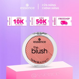 Phấn má hồng 4 màu Essence The Blush hạt nhẹ mịn dễ bám lớp trang điểm tự nhiên 5g