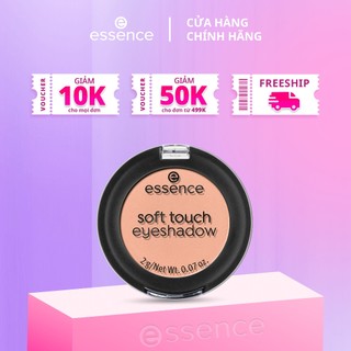 Phấn mắt Essence Soft Touch Eyeshadow 14 Flirting bột phấn mịn lì lên màu tự nhiên 2g