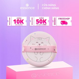 Mút trang điểm Essence in hình mèo mềm mịn dễ tán phấn túi 2 miếng