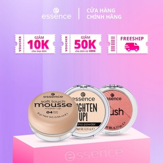Combo makeup Essence bộ ba món trang điểm phấn tươi phấn phủ phấn má hồng 16g