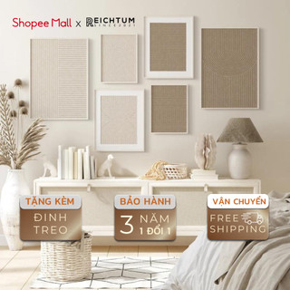 Decor phòng ngủ chill canvas SET6 của REICHTUM - Tranh treo tường/ Chất liệu siêu bền bỉ