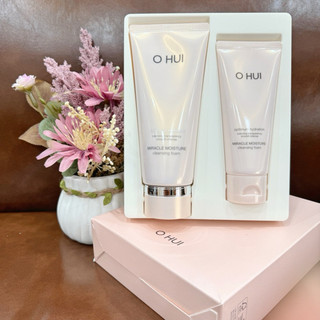Sét Sữa rửa mặt Ohui hồng Miracle
