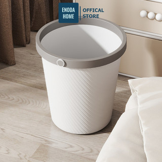 Thùng Rác ENODA HOME 3 Kích Thước, Sọt Rác Văn Phòng, Nhà Bếp Phòng Khách Có Vòng Nhựa Cố Định Túi Rác TR001