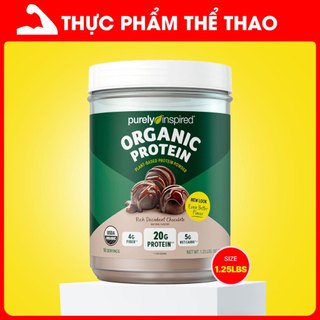 Sữa bột protein hữu cơ thực vật organic protein phục hồi cơ bắp - nhiều hương vị - muscletech usa